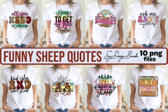 Download Funny Sheep Quotes SVG Design Bundle - Svg design Collection