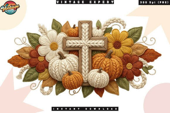 Download Christian Harvest Cross Crochet Yarn PNG - Premium Resources