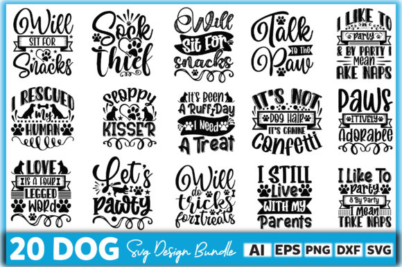Download Dog Svg Design Bundle - Svg design Collection