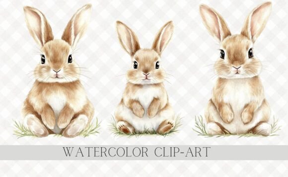 Download Watercolor Easter Bunny Clipart - Bunny clipart Collection